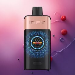 IGET ONE 12000 Puffs Fresa Frambuesa Pantalla Curva Grande 2700 mAh