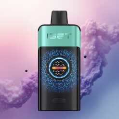 IGET ONE 12000 Puffs Menta Fresca de Montaña Hielo con Pantalla Curva Grande y Batería 2700 mAh