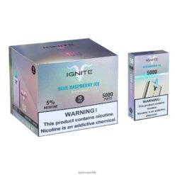 IGNITE Pod Sabores - IGNITE V50 paquete de 10 bolígrafos vaporizadores hielo de frambuesa azul 8VN0T0144