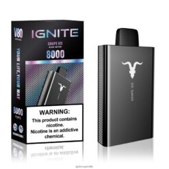 IGNITE Pod Sabores - IGNITE V80 pluma vaporizador hielo de uva 8VN0T044