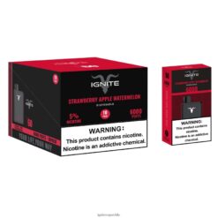IGNITE Tobacco Outlet - IGNITE V60 paquete de 10 bolígrafos vaporizadores sandía manzana fresa 8VN0T025