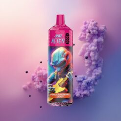 JNR Alien 10000 Dulce de Durazno y Arándano con Batería 850mAh y Luz LED RGB