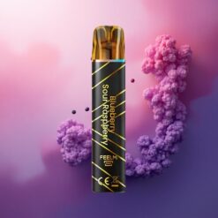 JNR Black&Golden 600+200 Frambuesa Ácida Arándano 550mAh 2ml Nicotina 2%