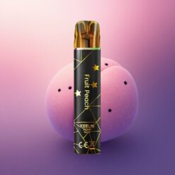 JNR Black&Golden 600+200 Melocotón 550mAh 2ml Nicotina 2%