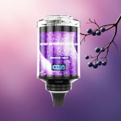 JNR Mega Shisha Hookah 100K Menta Uva 2200mAh 2% Nicotina