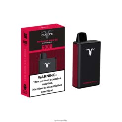 Vape IGNITE Nicotina - IGNITE V60 pluma vaporizador sandía manzana hielo 8VN0T039